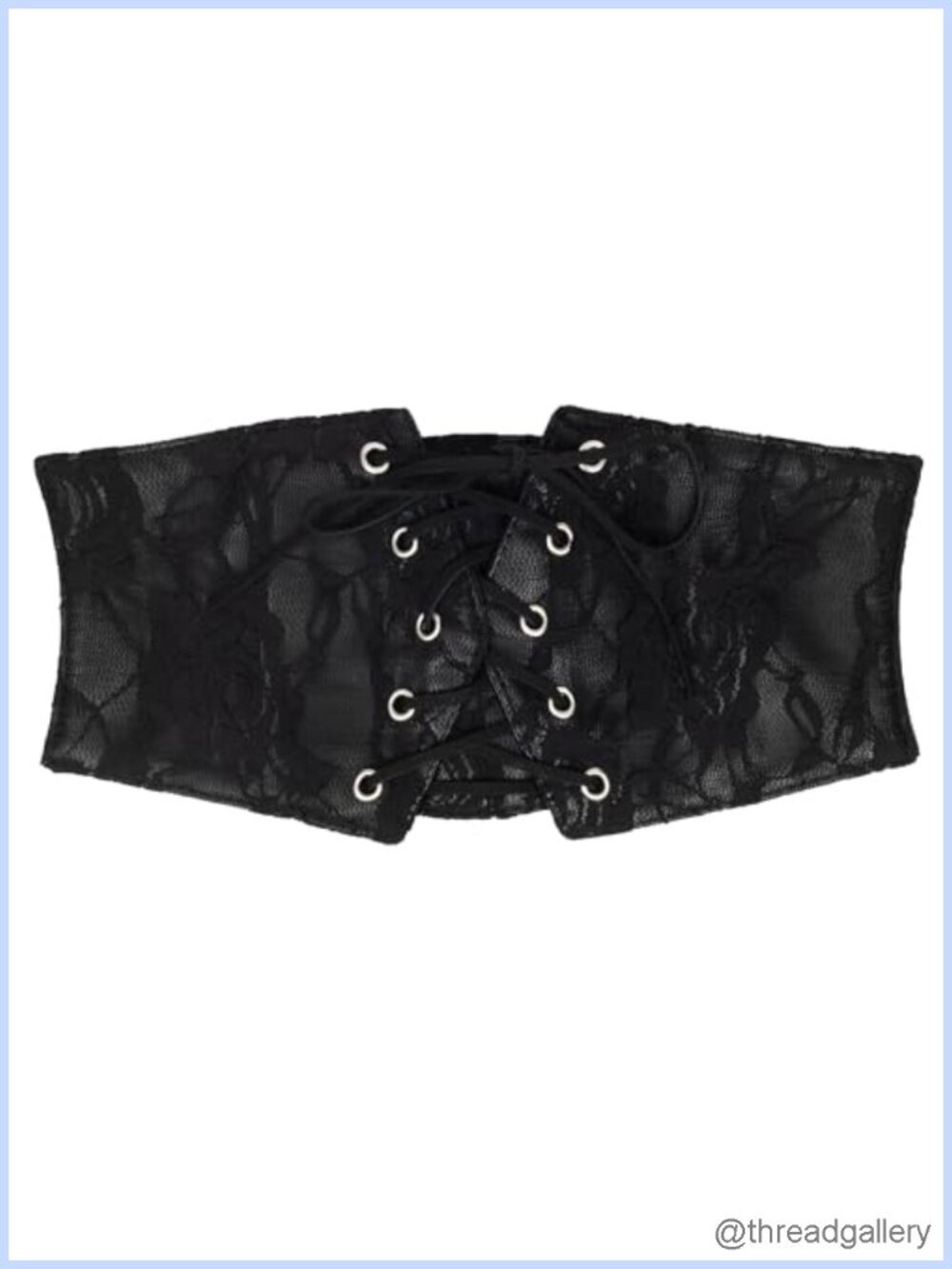 Wide Elastic Corset Belt Faux Leather Renaissance Waist Belt